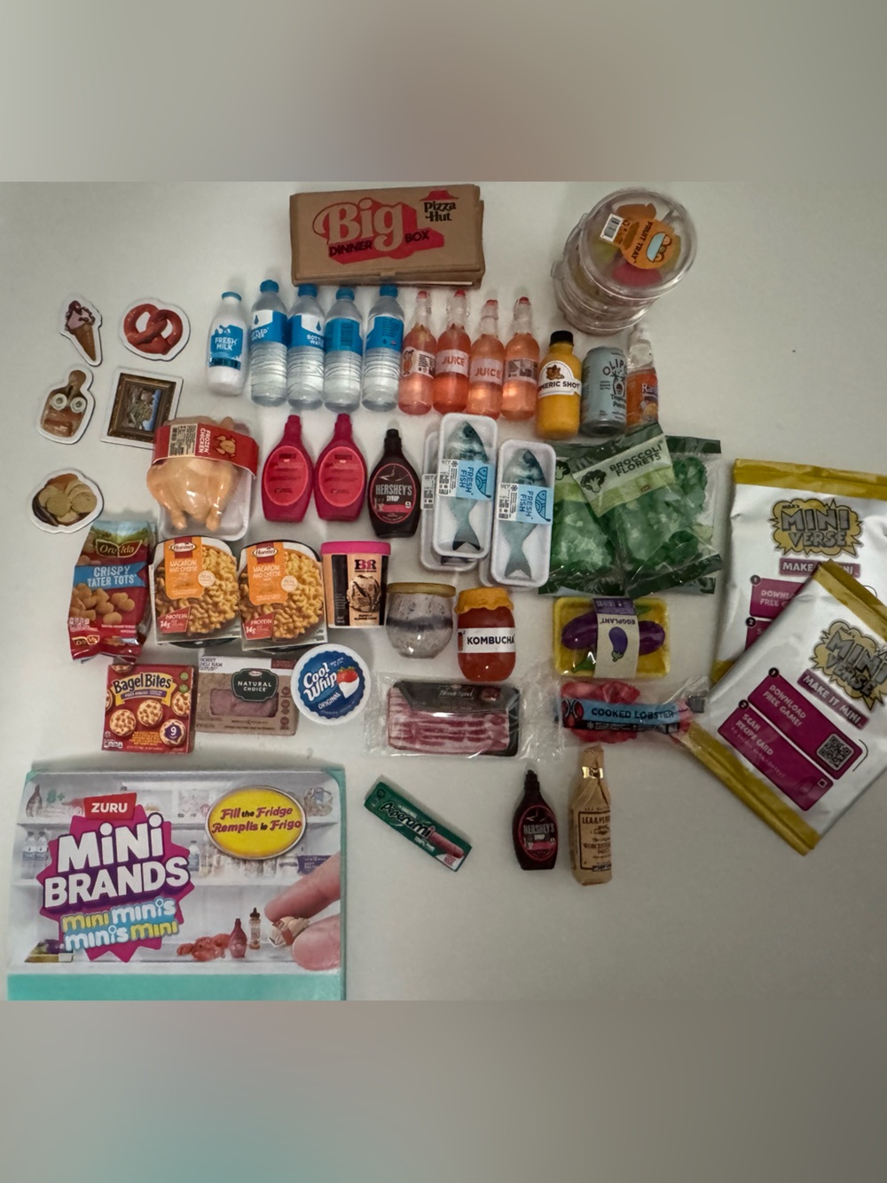 Mini Brands Fill the Fridge bundle Whole Chicken!!